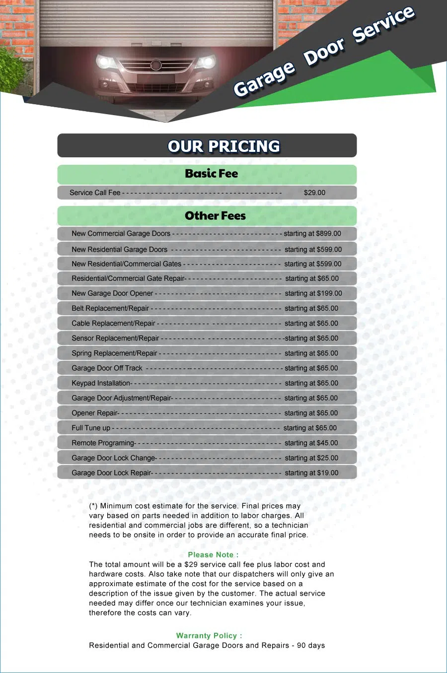 Galaxy Garage Door Service Austin, TX 512-524-9351